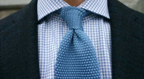 knitted tie