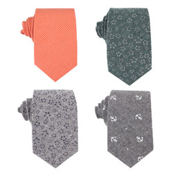 custom fashion casual cotton tie 