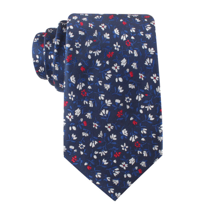 floral necktie