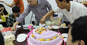 Staff birthday party