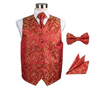 Polyester wedding  vest set for men