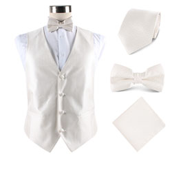 custom fashion men's wedding party vest set