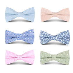 custom Fashion mens cotton bow tie