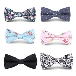 custom Fashion mens cotton bow tie