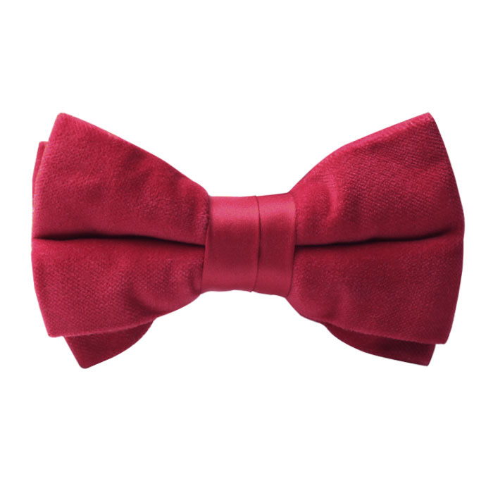 velvet bow tie