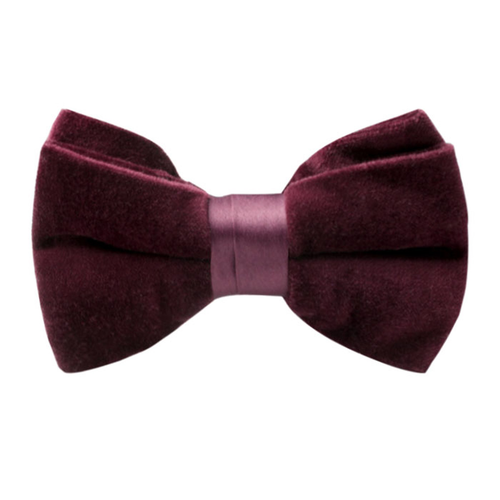 velvet bow tie