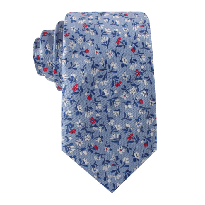 floral necktie