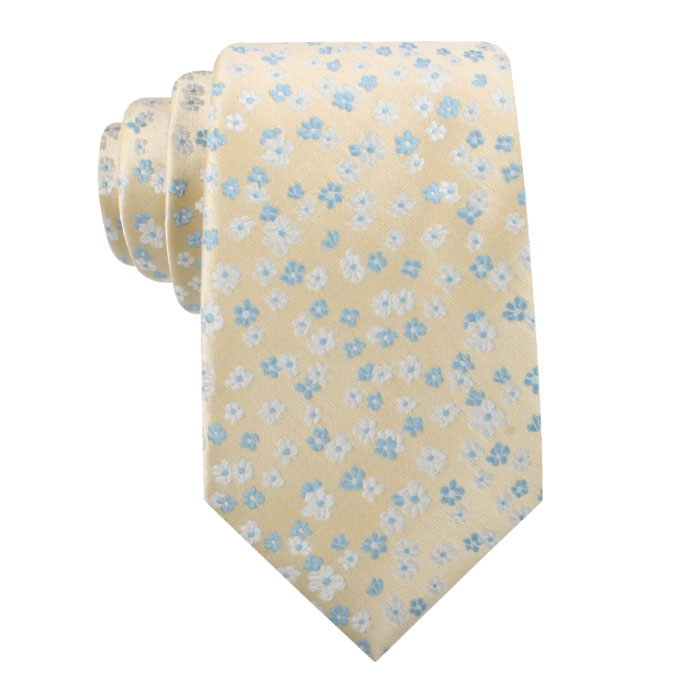 floral necktie