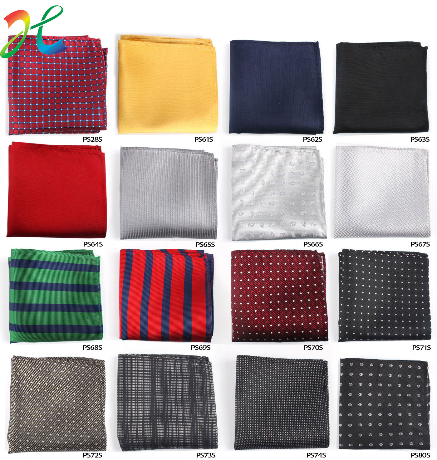 polyester stripes handkerchief