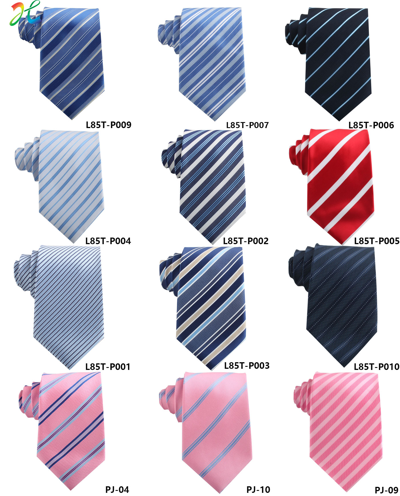 polyester ties