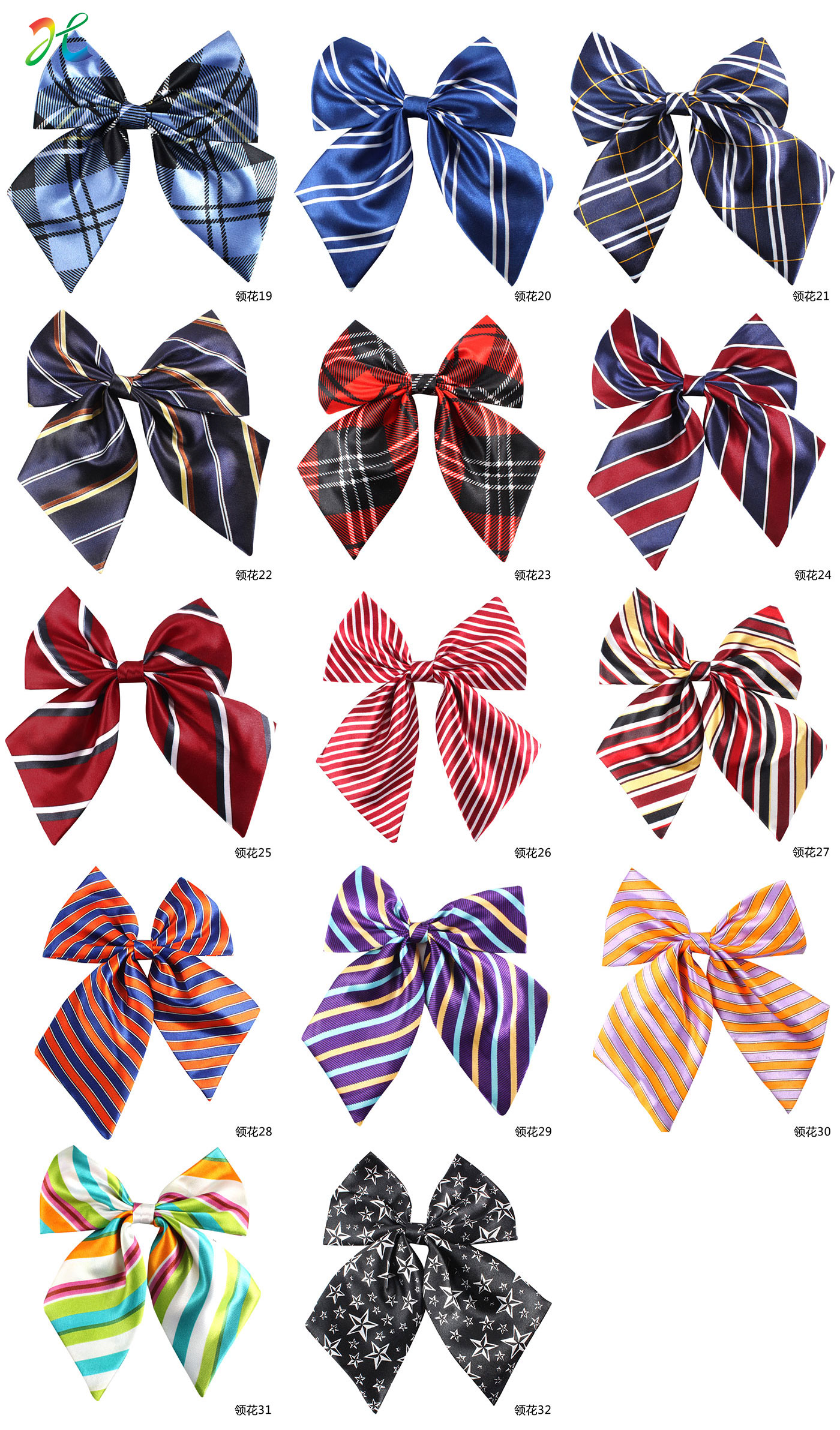Wholesale School Supply Adjustable Anime Cosplay Polyester Striped Bow ...