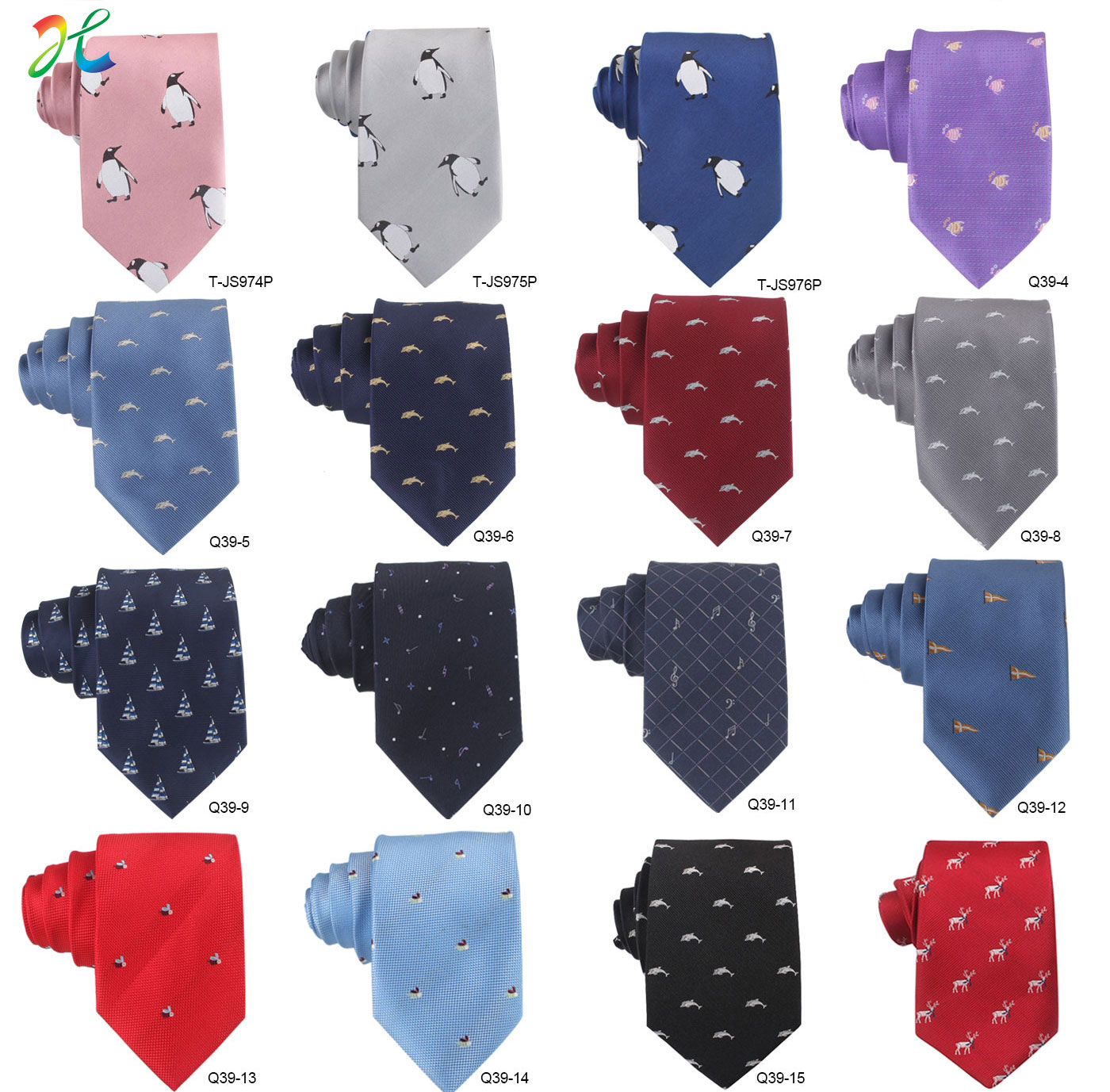 polyester ties