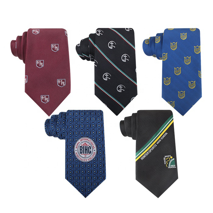 School logo tie