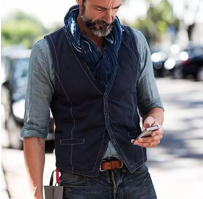 The technique of Men’s Waistcoat collocation