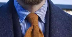 A tie sees through a man