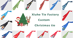 Design Your Own Christmas Tie By Xiuhe Tie Manufacturer