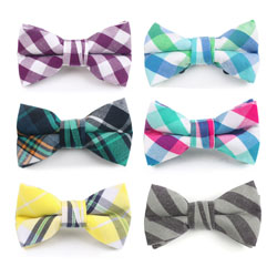 Factory custom various casual cotton bow ties
