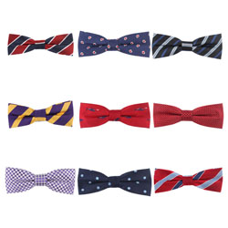 Fashion custom men's polyester bow tie 2019