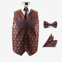 high-end men's party wedding hotel vest set