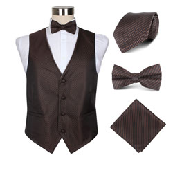 fashion wedding party men's vest set