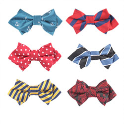 Fashion kids sharp-angled bow tie