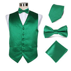 hotel polyester vest set for waiters