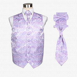 casual silk vest set for men
