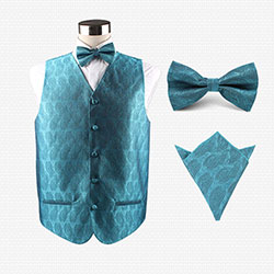 wedding02 silk vest set for mens