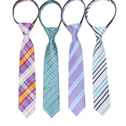 Fashion zipper necktie for men