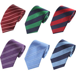 Men's striped business tie