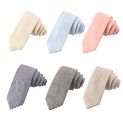 Custom/Wholesale casual cotton linen ties