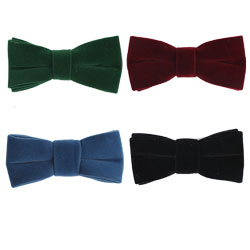 Fashion polyester soft nap bow tie