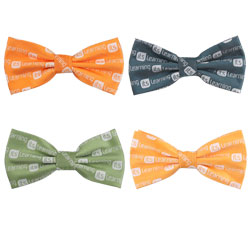 Fashion polyester elastic bow tie
