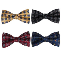 High-end silk printed bow tie