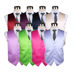 Fashion Mens Solid Color Casual polyester Waistcoat