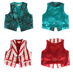 Kids High Quality Bright Color Waistcoat