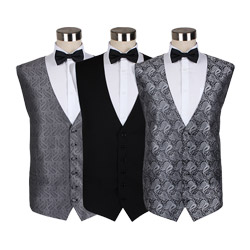 New collection men's extended polyester party wedding waistcoat