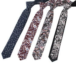 2019 latest mens fashion custom printed cotton necktie