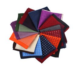 2019 Fancy colorful printed Cotton handkerchief for men