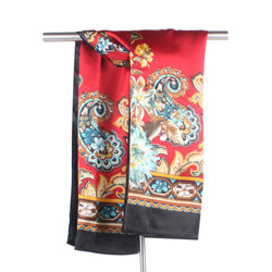 Ladies' fashion new polyester printed scarves