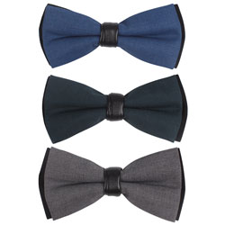 Fashion TR bow tie with leather