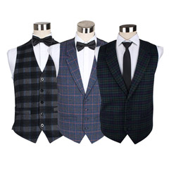 2019 New style high-end mens customized casual wool waistcoat
