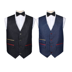 Men's fashion spring casual denim vest