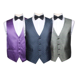 Fashion colorful party/hotel waistcoat