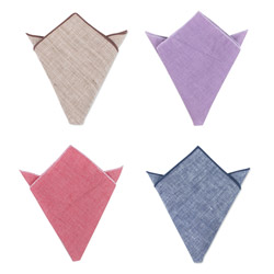 fashion Pure color cotton handkerchief