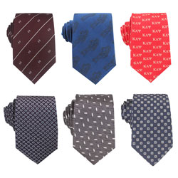 Fashion mens business woven ties with logo and patterns