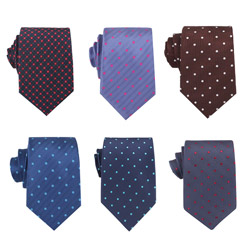 2019 New style men's polyester business dot pattern necktie