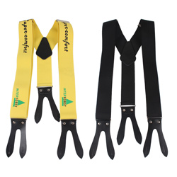 Factory custom personalized elastic suspender with logos