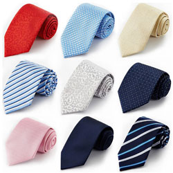 Factory wholesale men's business casual polyester spot tie