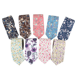 New Fashion Custom casual Cotton Fancy Floral Ties